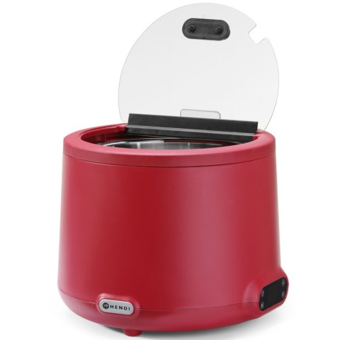 Kociołek termos elektryczny do zupy UNIQ 35-85 C 8 l 500 W - czerwony Hendi