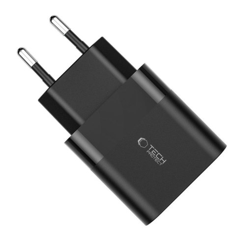 Ładowarka sieciowa C30W USB-C USB-A 30W - czarna Tech-Protect