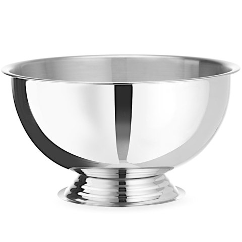 Misa do szampana ponczu stalowa 13 l śr. 393x214 mm - srebrna Bar Up