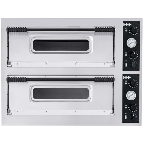 Piec do pizzy 2-komorowy na 8 pizz śr. 32 cm BASIC 44 9400 W Prismafood