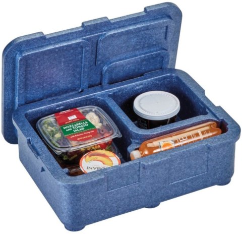 Pojemnik termoizolacyjny 4-komorowy Cam GoBox 480x350x167 mm - niebieski CAMBRO