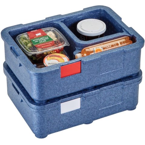 Pojemnik termoizolacyjny 4-komorowy Cam GoBox 480x350x167 mm - niebieski CAMBRO