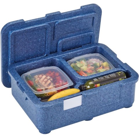 Pojemnik termoizolacyjny 4-komorowy Cam GoBox 480x350x167 mm - niebieski CAMBRO