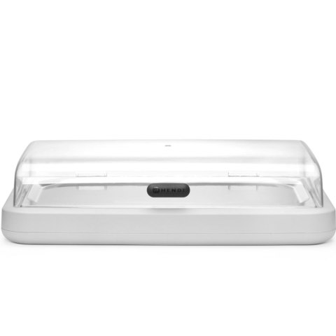 Witrynka ekspozycyjna z wkładem chłodzącym UNIQ GN 1/1 - biała Hendi