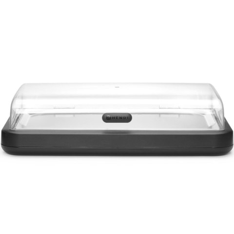 Witrynka ekspozycyjna z wkładem chłodzącym UNIQ GN 1/1 - czarna Hendi