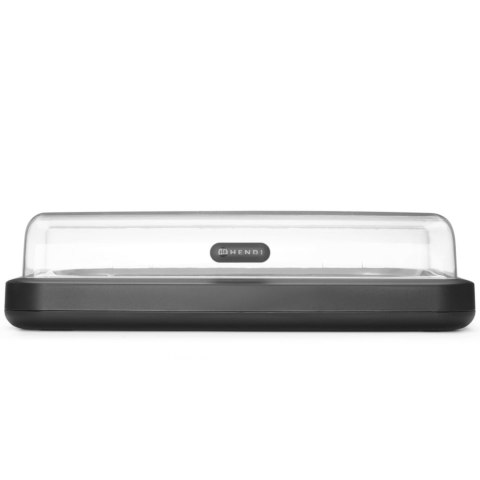 Witrynka ekspozycyjna z wkładem chłodzącym UNIQ GN 1/1 - czarna Hendi