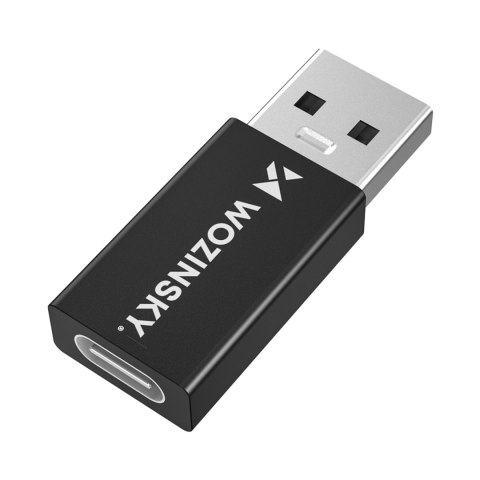 Adapter przejściówka USB-A - USB-C OTG - czarny WOZINSKY