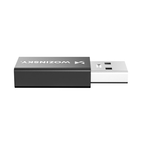 Adapter przejściówka USB-A - USB-C OTG - czarny WOZINSKY