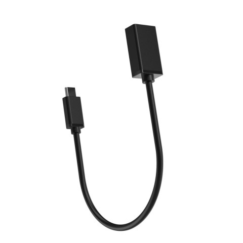 Adapter przejściówka USB-C (męski) - USB-A (żeński) OTG - czarny WOZINSKY