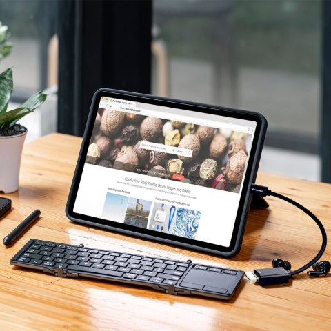 Adapter przejściówka USB-C (męski) - USB-A (żeński) OTG - czarny WOZINSKY