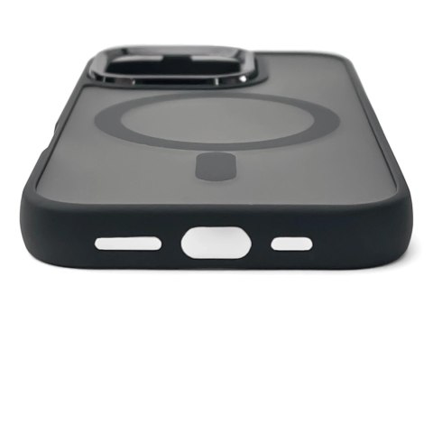 Etui pokrowiec ochronny na iPhone 17 Fashion Case MagSafe - czarne HURTEL