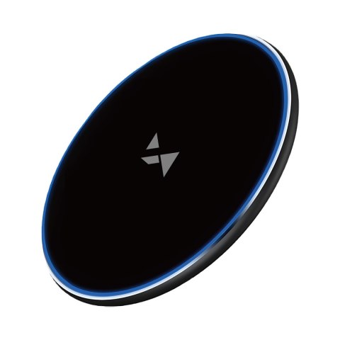 Ładowarka indukcyjna bezprzewodowa Qi z kablem USB-C 15W - czarny WOZINSKY