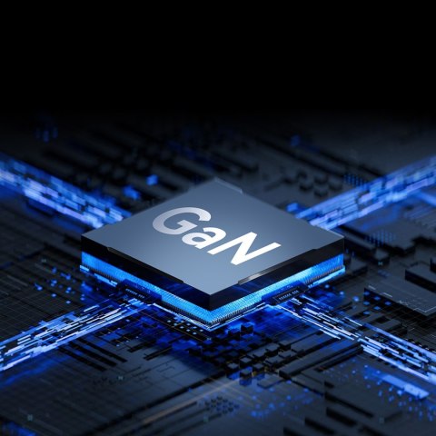 Ładowarka sieciowa GaN USB-A USB-C z kablem USB-C 65W - biała WOZINSKY