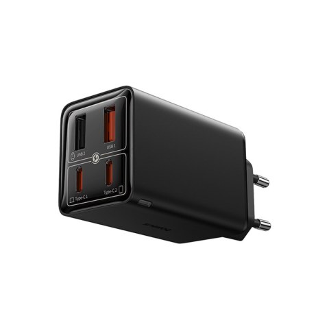 Ładowarka sieciowa GaN6 Pro 65W USB-C USB-A z kablem USB-C 100W 1m - czarna BASEUS