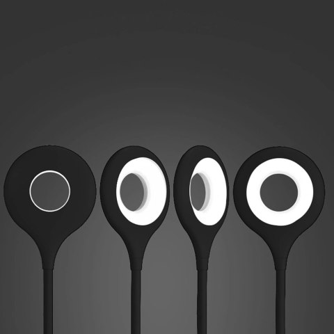 Mini lampka bezprzewodowa LED do czytania z klipsem kablem USB-C 80lm - czarna WOZINSKY