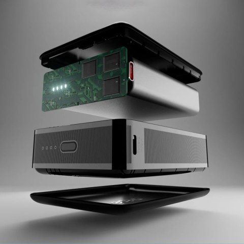 Powerbank 20000mAh do laptopa tabletu smartfona PD AFC USB-C USB-A 65W - czarny SBS