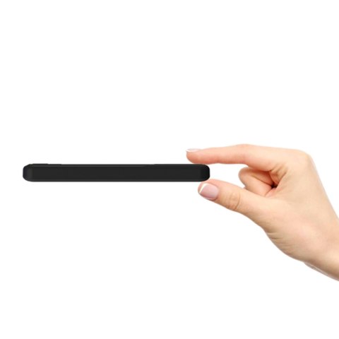 Powerbank Wpower WPBBK-2 10000mAh USB-A USB-C - czarny WOZINSKY