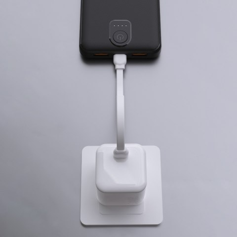Powerbank Wpower WPBBK-2 10000mAh USB-A USB-C - czarny WOZINSKY