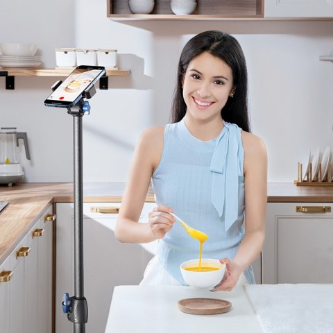 Statyw trójnożny tripod mocny ze stali węglowej 1.7m - czarny WOZINSKY