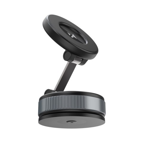 Uchwyt samochodowy magnetyczny na deskę rozdzielczą szybę - czarny WOZINSKY