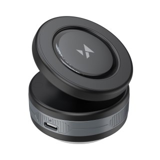 Uchwyt samochodowy z ładowarką Qi kompatybilny z MagSafe 15W - czarny WOZINSKY