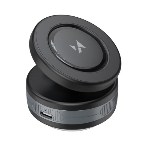 Uchwyt samochodowy z ładowarką Qi kompatybilny z MagSafe 15W - czarny WOZINSKY
