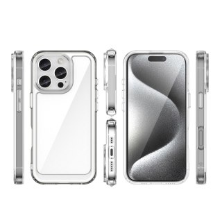 Etui pokrowiec z elastyczną ramką na iPhone 16e Outer Space Case - przezroczysty HURTEL