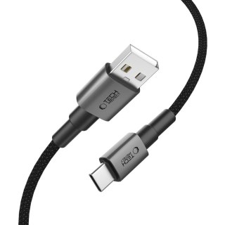 Kabel przewód UltraBoost DNA USB-A - USB-C 15W 3A 100 cm - szary Tech-Protect