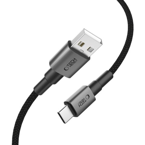 Kabel przewód UltraBoost DNA USB-A - USB-C 15W 3A 200 cm - szary Tech-Protect
