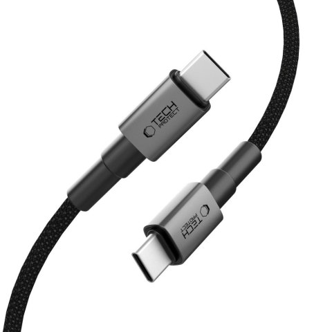 Kabel przewód UltraBoost DNA USB-C PD 60W 3A 25 cm - szary Tech-Protect