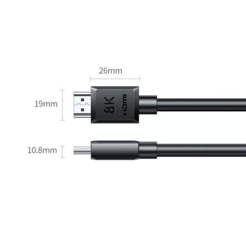 Kabel przewód audio wideo HDMI 8K 5m - czarny UGREEN