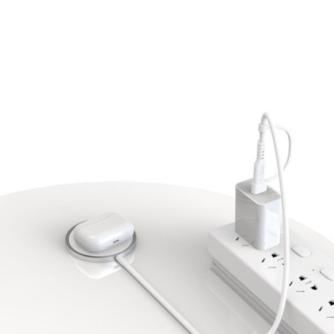 Ładowarka bezprzewodowa magnetyczna do smartfona QI15W-A44 MagSafe - biała Tech-Protect