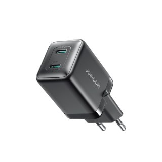 Ładowarka sieciowa 2x USB-C EU 45W - czarna JOYROOM