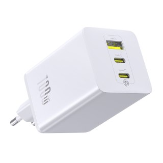 Ładowarka sieciowa EnerFill FE11 2x USB-C USB-A 100W - biała BASEUS