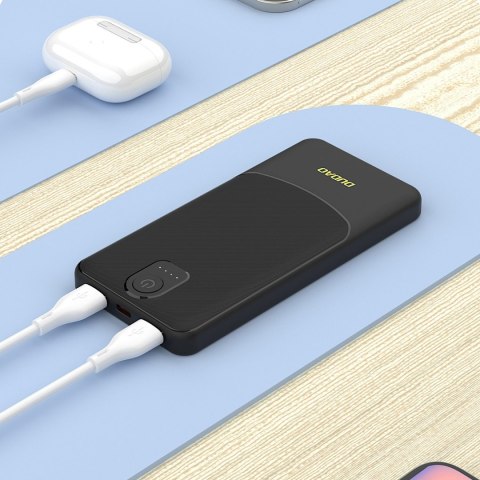Powerbank K10 10000mAh USB-A 12W 2.4A - czarny DUDAO