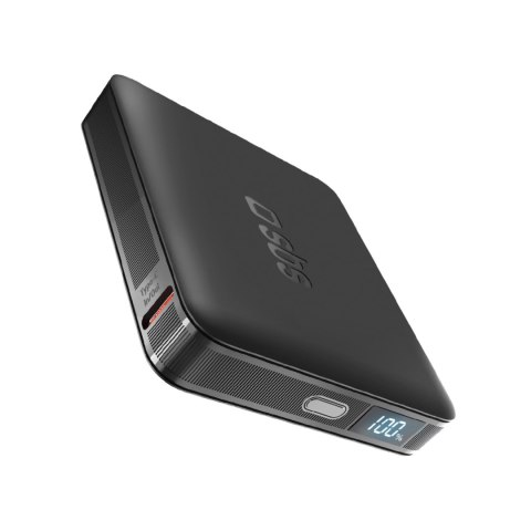 Powerbank z wyświetlaczem LCD 5000mAh USB-C 10W - czarny SBS