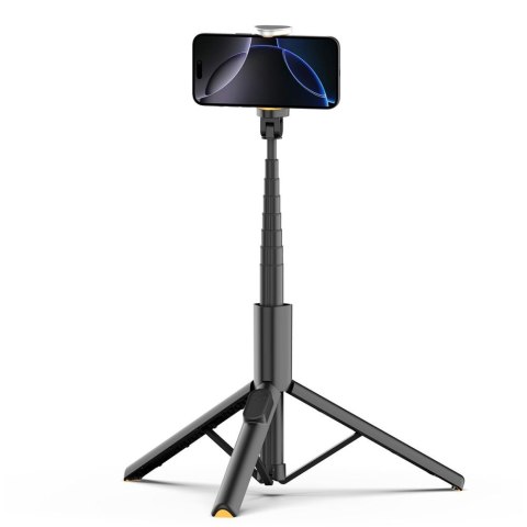 Selfie Stick kijek do zdjęć statyw tripod składany z pilotem Bluetooth 146 cm Tech-Protect