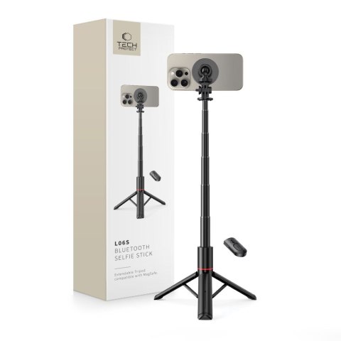 Selfie stick kij statyw do smartfona magnetyczny z pilotem L06S Bluetooth MagSafe 82cm Tech-Protect