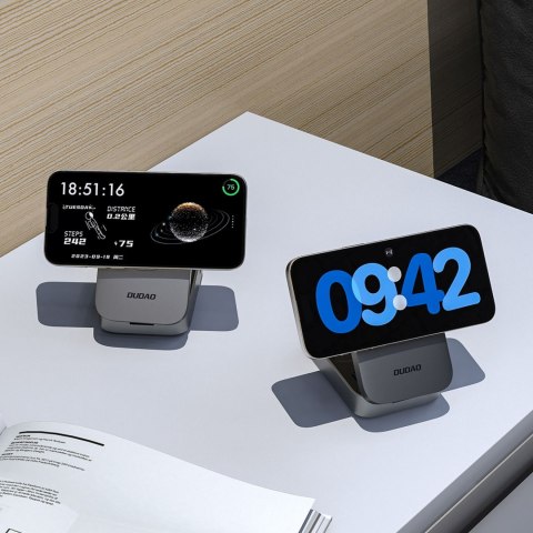 Stacja ładująca A11 3w1 indukcyjna MagSafe 15W - szara DUDAO