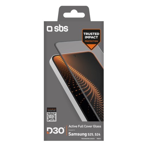 Szkło hartowane do Samsung Galaxy S25 / S24 z ramką Tempered Glass D3O SBS