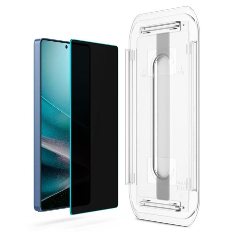 Szkło prywatyzujące z aplikatorem na Samsung Galaxy S25 Ultra Glas.TR Ez Fit Privacy - 2 szt. SPIGEN