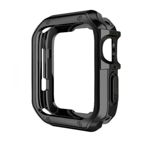 Etui na Apple Watch Series 7/8/9 41 mm Soft Strong Watch Case - czarne HURTEL