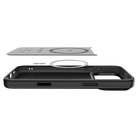 Etui ochronne case na iPhone 17 Pro Enzo Aramid T MagSafe - czarne SPIGEN