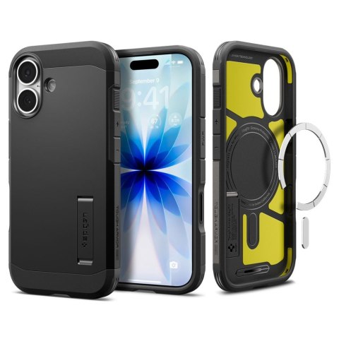 Etui ochronne case na iPhone 17 Tough Armor T MagSafe - czarne SPIGEN