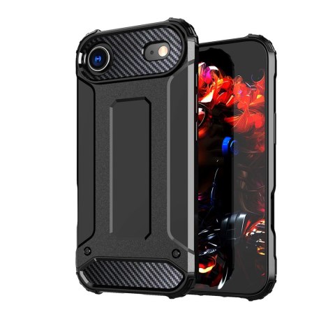 Etui pancerne na iPhone 17 Air Hybrid Armor - czarne HURTEL