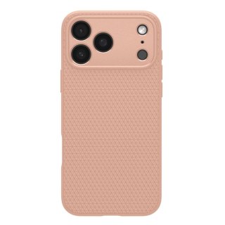 Etui pokrowiec case na iPhone 17 Pro Max Liquid Air - tytanowo-różowe SPIGEN