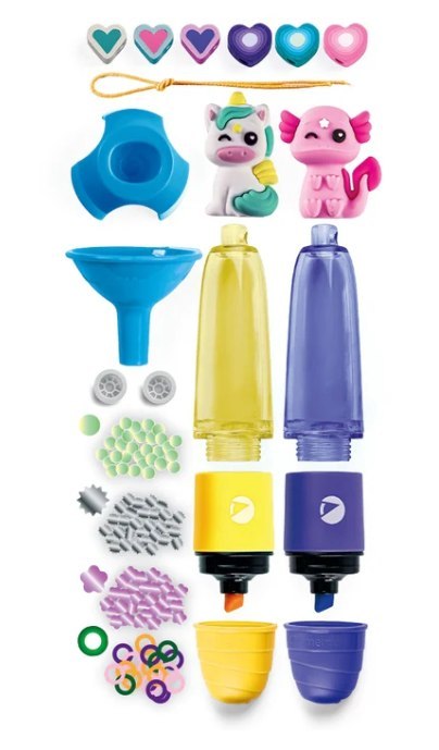 Idea Art Zestaw Mini Fabryka Markerów Zakreślaczy Magiczne Zwierzęta Clementoni 18167 Clementoni