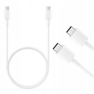 Kabel przewód USB-C Samsung EP-DA905BWE 3A 1m - biały SAMSUNG