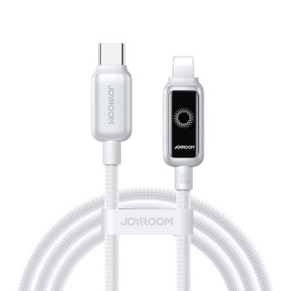 Kabel przewód USB-C - iPhone Lightning 30W 1.2m - biały JOYROOM