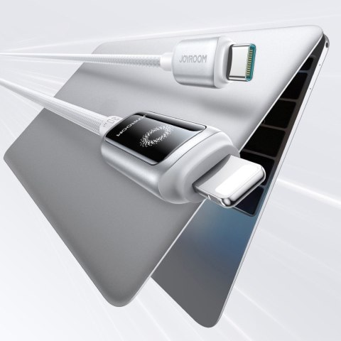 Kabel przewód USB-C - iPhone Lightning 30W 1.2m - biały JOYROOM